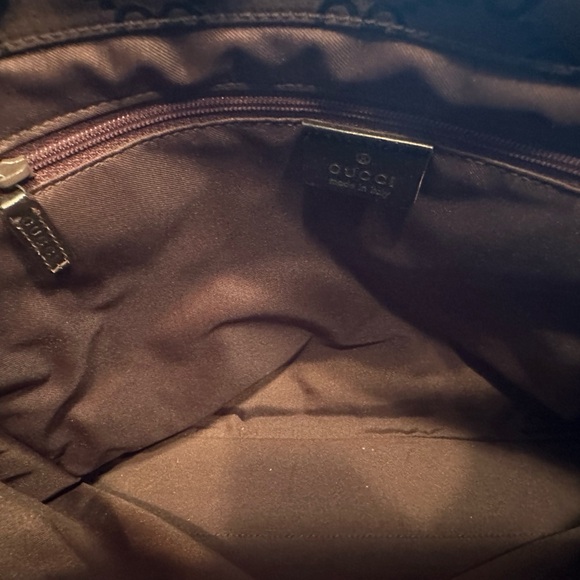 Authentic Gucci Bamboo Canvas Tote - Picture 11 of 16